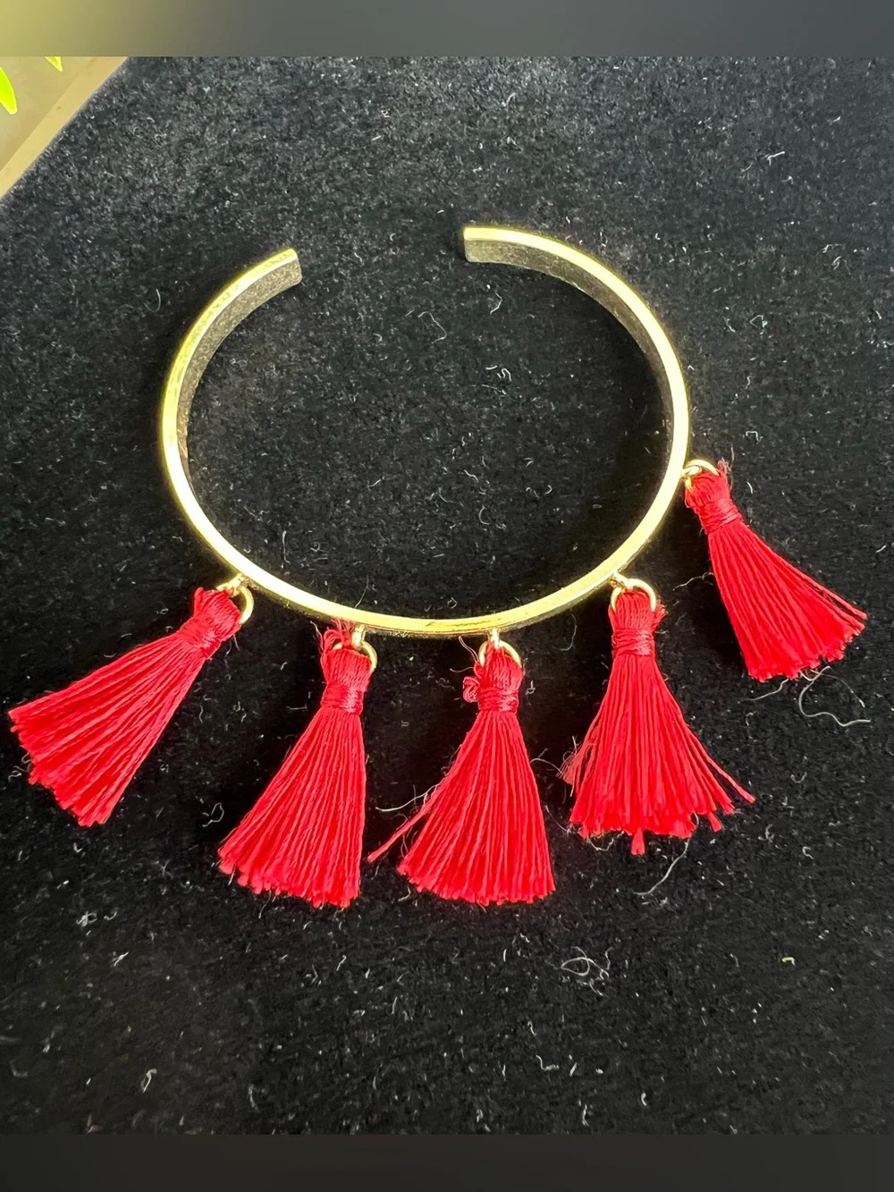 Brand New-Hair Tassel Cuff